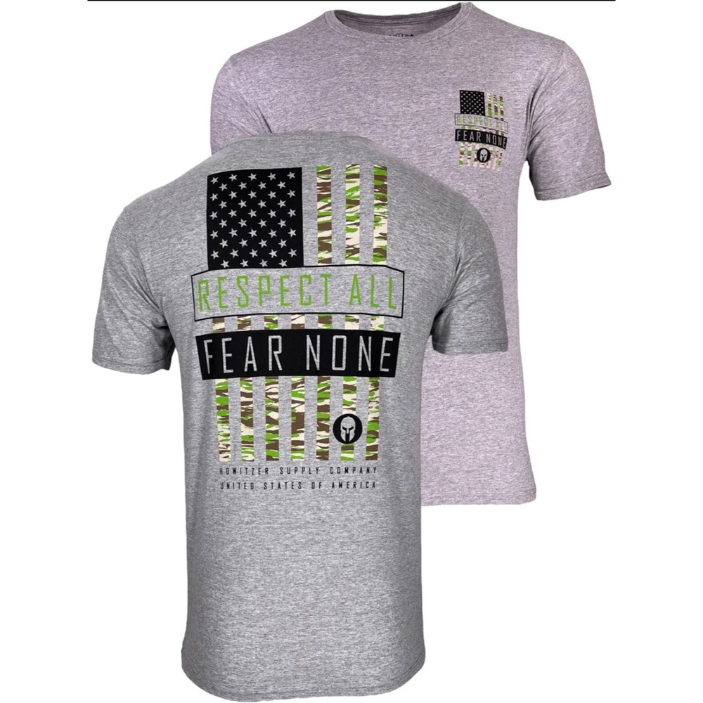 Howitzer Style Men's T-Shirt Respect Supply Military Grunt MFG